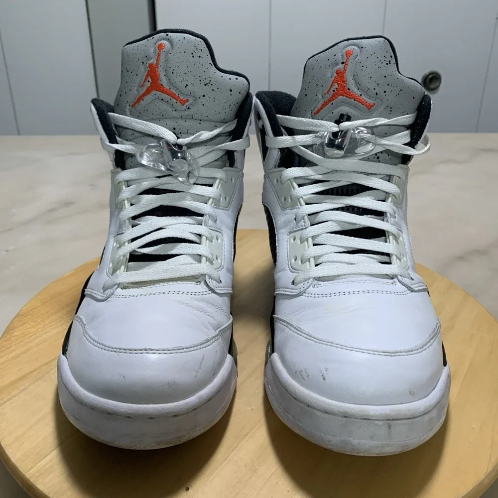 Nike Air Jordan 5 Retro Pro Stars Size 14 White Poison Green 136027-115 No Box